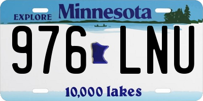 MN license plate 976LNU