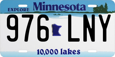 MN license plate 976LNY