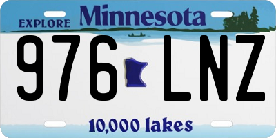 MN license plate 976LNZ
