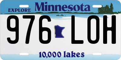 MN license plate 976LOH