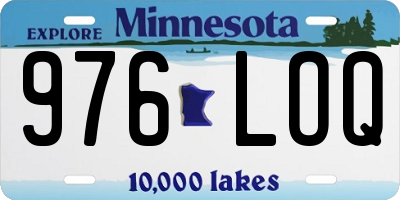 MN license plate 976LOQ