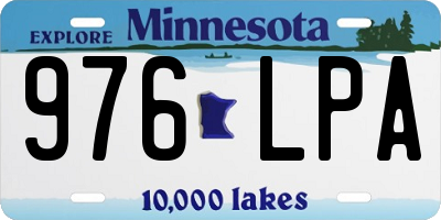 MN license plate 976LPA