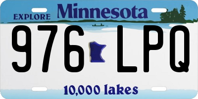 MN license plate 976LPQ