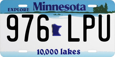 MN license plate 976LPU