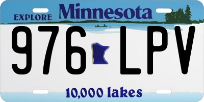 MN license plate 976LPV