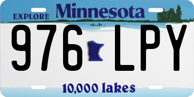MN license plate 976LPY