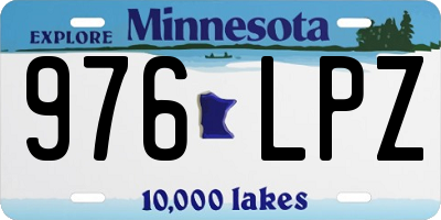MN license plate 976LPZ