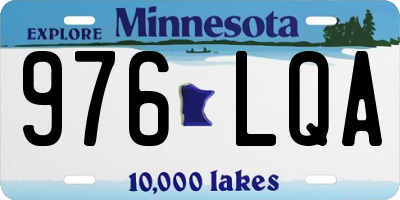 MN license plate 976LQA
