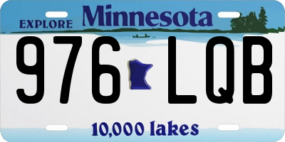MN license plate 976LQB