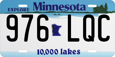 MN license plate 976LQC