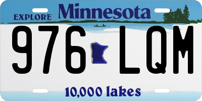 MN license plate 976LQM
