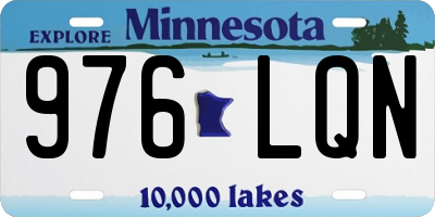 MN license plate 976LQN