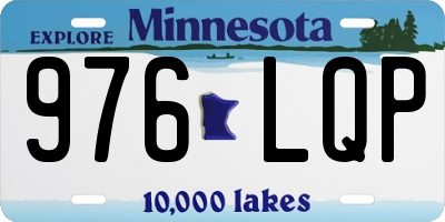 MN license plate 976LQP