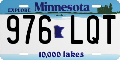 MN license plate 976LQT