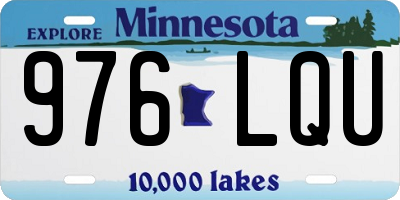 MN license plate 976LQU