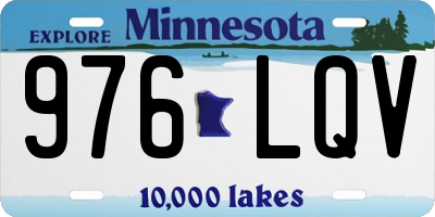 MN license plate 976LQV