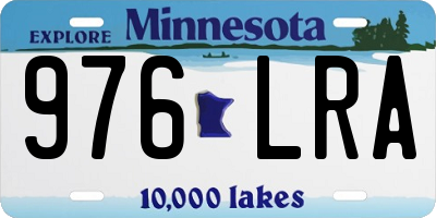 MN license plate 976LRA