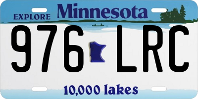 MN license plate 976LRC