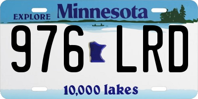 MN license plate 976LRD