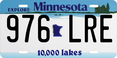 MN license plate 976LRE