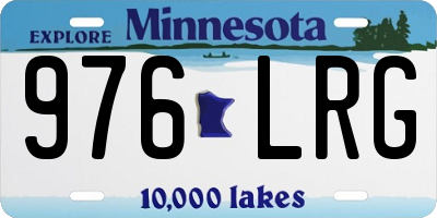 MN license plate 976LRG