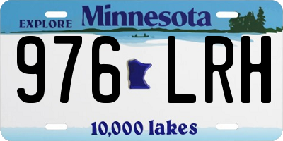 MN license plate 976LRH