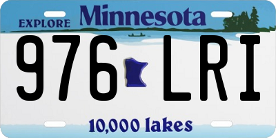 MN license plate 976LRI