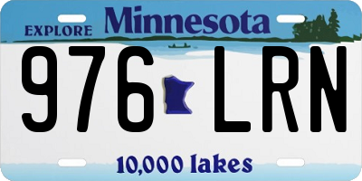 MN license plate 976LRN