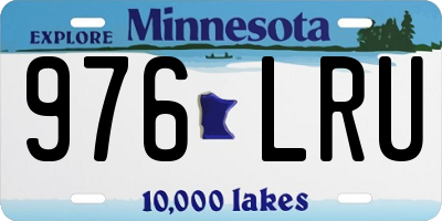 MN license plate 976LRU