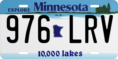 MN license plate 976LRV