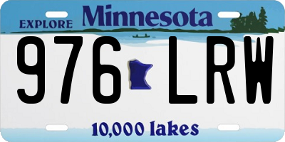 MN license plate 976LRW