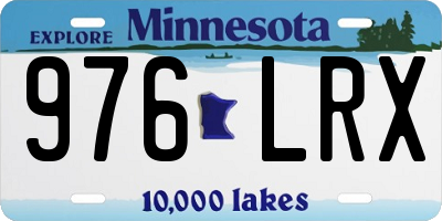 MN license plate 976LRX
