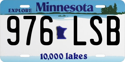 MN license plate 976LSB