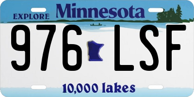 MN license plate 976LSF