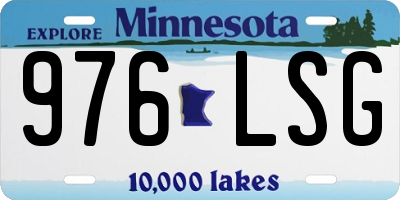 MN license plate 976LSG