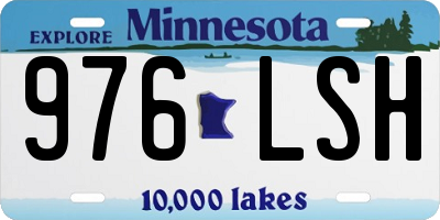 MN license plate 976LSH