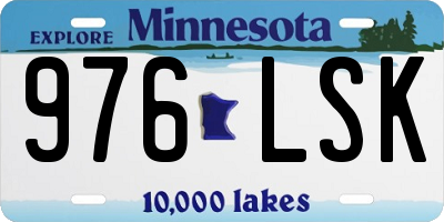MN license plate 976LSK