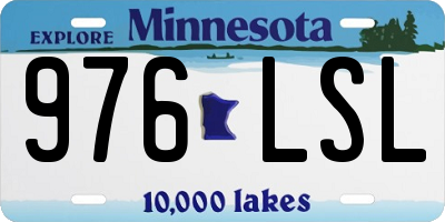 MN license plate 976LSL