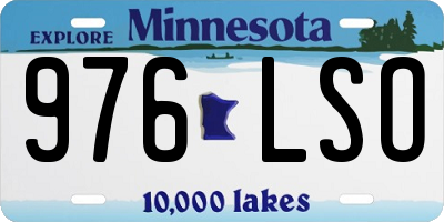 MN license plate 976LSO