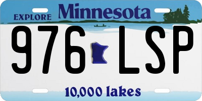 MN license plate 976LSP