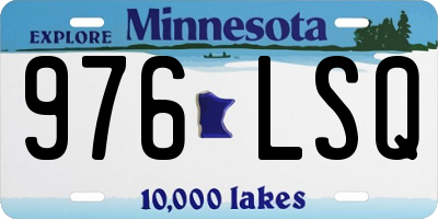 MN license plate 976LSQ