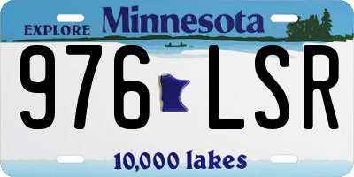 MN license plate 976LSR