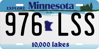 MN license plate 976LSS