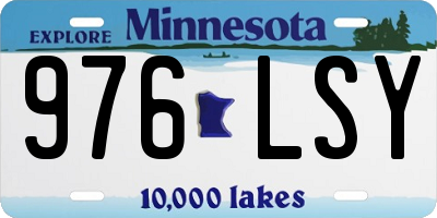 MN license plate 976LSY