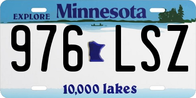 MN license plate 976LSZ