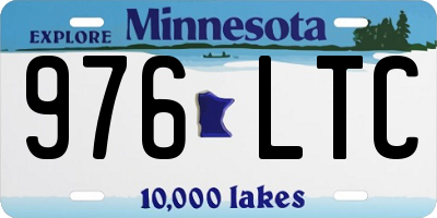 MN license plate 976LTC