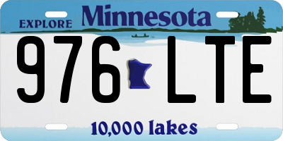 MN license plate 976LTE