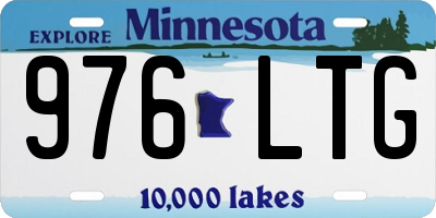 MN license plate 976LTG