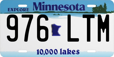 MN license plate 976LTM