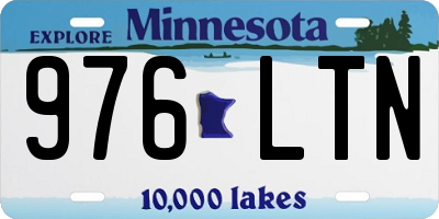 MN license plate 976LTN
